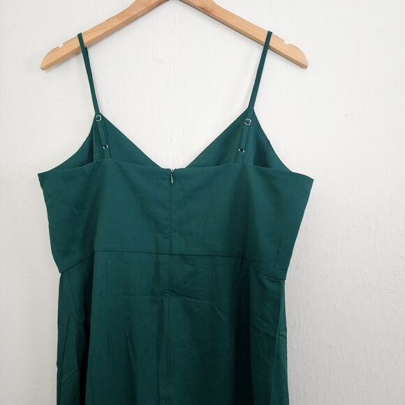 NEW Lulus Reinette Dark Green Sleeveless Midi Dress - Picture 14 of 16